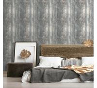 WOODLANDS TREES FOREST WALLPAPER NATURAL/GREY MURIVA 192501
