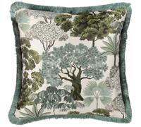 Woodlands Tropical Cushion Wylder Nature Green 55cm x 55cm