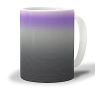 woodlogic Gradient Ceramic Coffee Mug, Big Tea Cup for Latte Coffee Tea Soup as Friend Gifts 12 Oz, Dishwasher and Microwave Safe, Mugs for Home Office, Teal Green Purple Gradient Dreamy Color