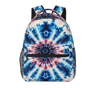 woodlogic Lightweight Backpack for Gym Travel Bicycle - Big Capacity Multipurpose Anti-Theft Carry On Bag, Tie Dye Art Travel Hiking Bag & Day Pack
