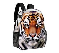 woodlogic Lightweight Backpack for Gym Travel Bicycle - Big Capacity Multipurpose Transparent Carry On Bag, Wild Tiger Travel Hiking Bag & Day Pack