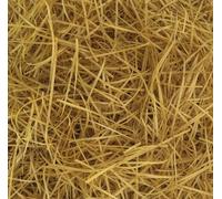 woodluv 500g Decorative Shredded Paper for Gift Boxes, Tissue Fill, Gift Hamper Basket Filler, Gift Packaging - Beige