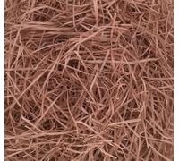 woodluv 500g Decorative Shredded Paper for Gift Boxes, Tissue Fill, Gift Hamper Basket Filler, Gift Packaging - Rust Red