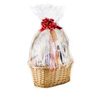 Woodluv Create Your Own Wicker Gift Hamper Basket Kit Christmas Presents, Christening, Wedding, Baby Shower or Birthday Gift