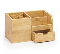 woodluv Desk Organiser, Desk Tidy Pen Holder Organiser, Make Up Organiser/Office Multifunctional Organizer- 22 x 10.5 x 12.2cm