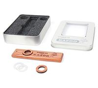 Woodman Premium Wooden Kazoo With Metal Padded Gift Box & Carry Case - Additional Membrane Included, By Bray Music