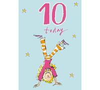 Greetings Card - (WDM9079) Girls 10th Birthday - Quentin Blake