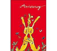 Woodmansterne Anniversary Card (7335) - Quentin Blake - Rabbits in Love