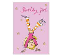 Woodmansterne Birthday Card for Girls - Quentin Blake Illustration