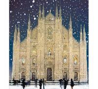 Woodmansterne Christmas Cards Milan Cathedral Pack of 5 - Charity Xmas