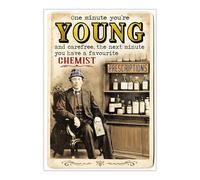 Woodmansterne Funny Birthday Card for Men - Amusing Old Age Joke - Premium Greeting Card with Envelope