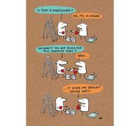 Woodmansterne Funny Birthday Card for Men - Humorous Rude Biscuit Joke - Blank Inside - Hilarious Greeting Card for Him