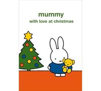 Woodmansterne Miffy Mummy Christmas Card Cute Bunny With Love At Christmas Xmas Greetings - Miffy Adorable Design, Heartfelt Message, Festive Spirit, Eco-Friendly, Family Wishes, Keepsake