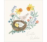 Woodmansterne Pack of 5 Spring New Beginnings Easter Greetings Cards in Same Mini Card Design 483608