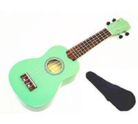 Woodnote Green 21" Soprano Ukulele with Rosewood Fingerboard & Bridge / Bag