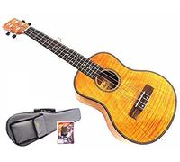 Woodnote Special 26" Okumen with Tiger Flamed Mahogany Tenor Ukulele/Extra Padding Bag & Maple Tuner