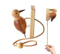 Woodpecker Door Tapper Woodpecker Make Knocking A Pleasure | Beautifully Creative Door Tapper - For Room Entrances Vintage Wooden Barn Shed Gates Fences Farmhouse Cabin Classic Rustic