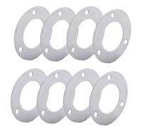 Woodpecker Protection for Nesting Box, Pack of 8 CuiCanfla Bird House, Metal Protective Plate, Stainless Steel, 32 mm, for Nesting Box for Birds for Outdoor Use