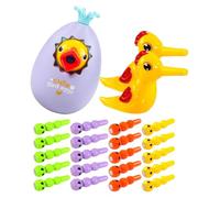 Woodpecker Worm Pull Toy With Money Bank ABS Multi-Functional Learning Toy Develops Counting Skills And Patience, Great For Travel, Daycare Centers And Occupational