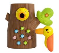 Woodpecker Worm Toy - Magnetic Bird Catching Game Set, Interactive Learning Sensory Toy | Montessories Fine Motor Skill Builder, Color Matching Play Kit for Kindergarten Boys Girls H