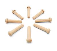 Woodpeckers Wood Axle Pegs 1-13/16-inch, Pack of 50 Mini Wooden Pegs for Train Craft, Fits 3/8-inch Hole Wooden Wheels for Crafts, by