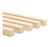 Woodpeckers Wood Square Dowel Rods 1 inch x 12 Pack of 10 Wooden Craft Sticks for Crafts and Woodworking by