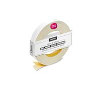 WoodPress® 15mm Matt White Peel & Stick Edging Tape - 7.5m Self-Adhesive Melamine Trim - Veneer Strip w/Sticky Backing - Easy DIY Fix (No Iron On) Edge Banding for Repair to Worktop, Shelf, Cabinet