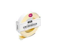 WoodPress® 19mm Matt White Peel & Stick Edging Tape - 7.5m Self-Adhesive Melamine Trim - Veneer Strip w/Sticky Backing - Easy DIY Fix (No Iron On) Edge Banding for Repair to Worktop, Shelf, Cabinet