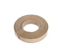 WoodPress® 19mm Real Red Oak Wood Iron-On Edging - 7.5m Roll - Pre-Glued Wood Veneer Tape for Easy DIY Application - Will Cover the Edge of a Standard MDF Panel