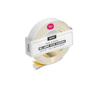 WoodPress® 22mm Matt White Peel & Stick Edging Tape - 7.5m Self-Adhesive Melamine Trim - Veneer Strip w/Sticky Backing - Easy DIY Fix (No Iron On) Edge Banding for Repair to Worktop, Shelf, Cabinet