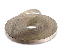 WoodPress® 22mm Real Walnut Wood Pre-Glued Veneer Edging Tape - 50m Trade Roll - Iron-On Wood Application