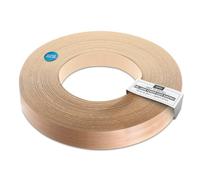 WoodPress® 30mm Beech Wood Style Laminate Melamine Pre-Glued Veneer Edging Tape - 50m Trade Roll - Iron-On Wood Application