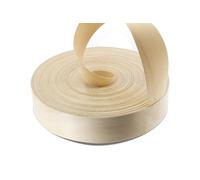 WoodPress® 50mm Real Maple Wood Pre-Glued Veneer Edging Tape - 50m Trade Roll - Iron-On Wood Application