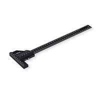 Woodraphic Professional Dual Function Vernier Calipers For Measuring And Marking Medium Black