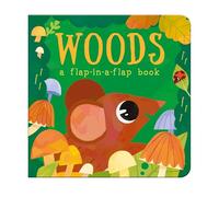 Woods Flap-in-a-Flap Board Book for 6 Months+ | Lift-the-Flap Woodland Animals | Chunky Pages Interactive Children's Book | Early Learning & Sensory Play: a flap-in-a-flap book