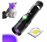 Wood's Lamp pet cat,5W 365nm cat Ringworm Detector Woods Black light FlashlightDoctor Pet Urine Detector,for Analyzing Skin Dog Cat Care Urine test