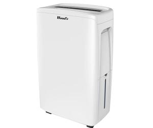 Wood's MDX14 Dehumidifier 10L - Low Energy Moisture Remover with 4 Operation Modes, Programmable Hydrostat, Timer and Hose Draining Option - Ideal for Rooms up to 30 sq m