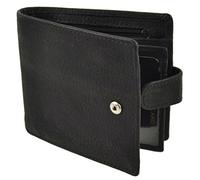 Woods Mens Leather Compact Tabbed Wallet Great Value Stylish Gift Box