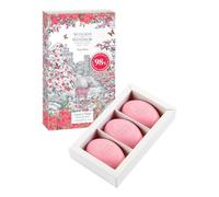 Woods of Windsor Rose Soap Bars, Moisturising Soap Bar with Shea Butter, Hand and Body Soap, True Rose Scent 3 x 60g