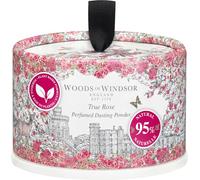 Woods of Windsor True Rose Odour Control Dusting Powder with Body Puff 100g