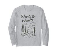 Woods to Wealth Adventure-Inspired Landowner & Investor Long Sleeve T-Shirt