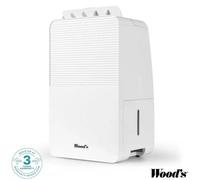 Wood's Wood S Mdk11 10L Dehumidifier For Rooms Up To 50M With 1.8L Tank, Touch Control, Laundry Drying, Auto Shut Off & Quiet Operation