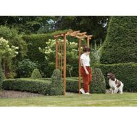 Woodshaw Wooden Thornton Rustic Garden Arch - L 1060 mm X W 1140 mm X H 2100 mm