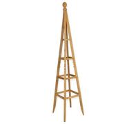 Woodside 1.5M Wooden Garden Obelisk Pyramid Plant Support Trellis Climbing Frame