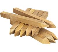Woodside 12Inch (300mm) Square Wooden Pressure Treated Fencing Stakes (Pack Of 20)