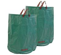 Woodside 2 X 500L Heavy Duty Reusable Strong Outdoor Refuse Garden Waste Bags