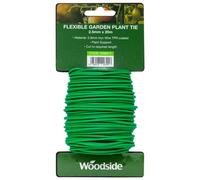 Woodside 3 Pack Flexible Garden Plant Twist Tie, Pvc Coated Craft Iron Wire, 2.5mm X 20M