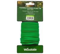 Woodside 3 Pack Flexible Garden Plant Twist Tie, Pvc Coated Craft Iron Wire, 2mm X 20M
