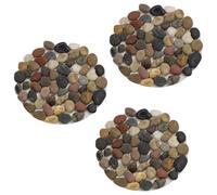 Woodside 33Cm Decorative Garden Pathway Round Stepping Stones, Pack Of 3