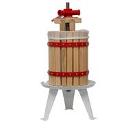 Woodside 6 Litre Fruit Press with Straining Bag, Apple Cider Grape Wine/Cider/Beer Making Tool